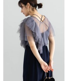 Te chichi 【セレモニーアイテム】チュールフリルレイヤードボレロ