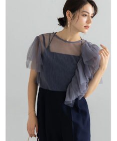 Te chichi 【セレモニーアイテム】チュールフリルレイヤードボレロ