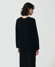 GRACE CONTINENTAL ルーズVネックニットカーディガン