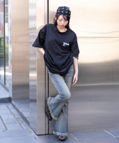 WEGO 【ユニセックス着用ITEM】別注VISIONボックスロゴゴーストスケーターT（SS）