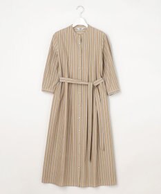 J.PRESS LADIES S TC ハイカウントストライプ シャツ ワンピース