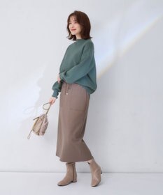 ANY 【洗濯機可能/8色展開】ソフトタッチポリエステルニット