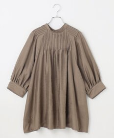 #Newans 【金子綾さんインスタライブご紹介アイテム】（前後着用可能）ピンタックシアーブラウス