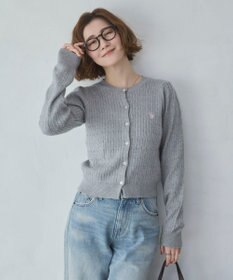 WEGO 【26年春新作】別注USPOLOケーブルニットカーデ