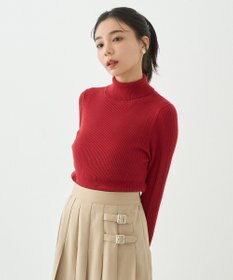 earth music&ecology やわらかタッチタートルネックニットプルオーバー