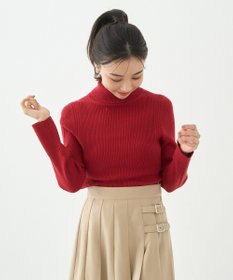 earth music&ecology やわらかタッチタートルネックニットプルオーバー