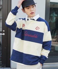 WEGO グラフィックラガーシャツ