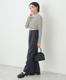 earth music&ecology やわらかタッチタートルネックニットプルオーバー