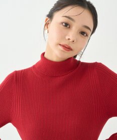 earth music&ecology やわらかタッチタートルネックニットプルオーバー