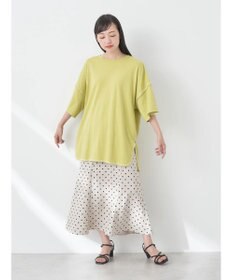 earth music&ecology 配色ステッチチュニックＴ