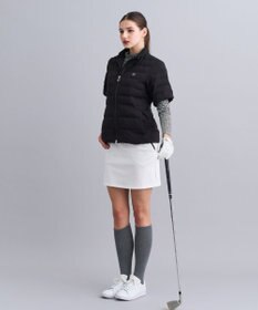 23区GOLF 【WOMEN】半袖パディングブルゾン