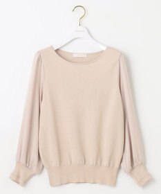 ANY SIS 【洗える】異素材コンビ ニット