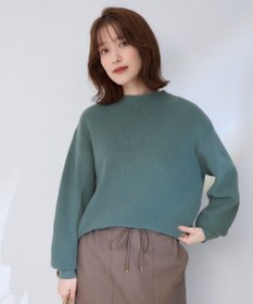 ANY 【洗濯機可能/8色展開】ソフトタッチポリエステルニット