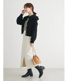 Green Parks ・Ｐｅｔｉｔ　Ｆｌｅｕｒ　ビッグカラーニットカーデ