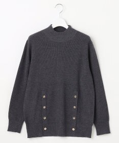 J.PRESS LADIES 【洗える】SEMI WORSTED ハイネック ニット