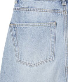 earth music&ecology 【セルフカット可】ワイドデニムパンツ