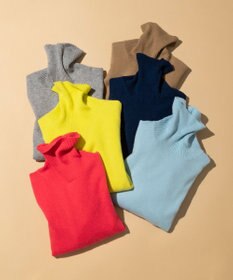 23区 【滝沢眞規子さん着用/BAILA掲載/洗える】ピュアカシミヤ タートルネック ニット