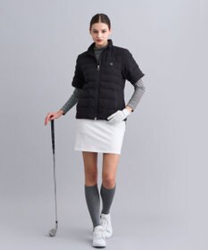23区GOLF 【WOMEN】半袖パディングブルゾン