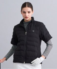 23区GOLF 【WOMEN】半袖パディングブルゾン