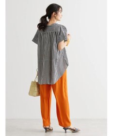 AMERICAN HOLIC フレンチスリーブバック切替シャツ