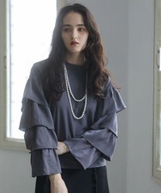 Green Parks ■ＥＳＣＡＲ　フリルスリーブプルオーバー