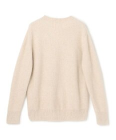 BEIGE， AMARILLO / スパンコールフォックスVネックニット