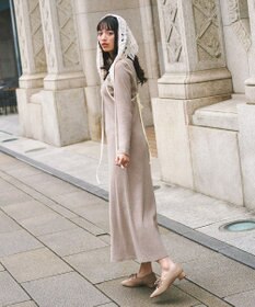 earth music&ecology マルチクロシェスカーフ