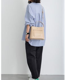 MioFIRANO スクエアエナメルハンドバッグ 2WAY　FIRANO フィラノ