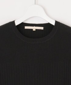 自由区 【洗える】ハイツイストコットンアセテート ニットワンピース