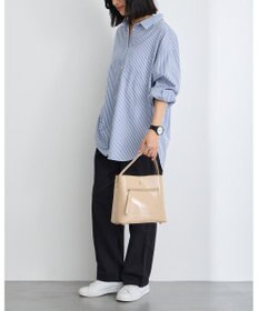 MioFIRANO スクエアエナメルハンドバッグ 2WAY　FIRANO フィラノ