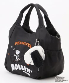 Y'SACCS SNOOPYデザイン サイドギャザー2wayトート　Mサイズ(スケートボード）