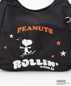 Y'SACCS SNOOPYデザイン サイドギャザー2wayトート　Mサイズ(スケートボード）