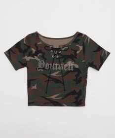 WEGO グラフィックレースアップちびT