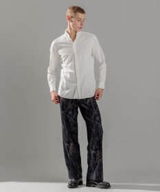 JOSEPH HOMME ツイルネルジャージー　ウイングカラーシャツ