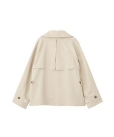 earth music&ecology 2WAYフードショートフレアトレンチ