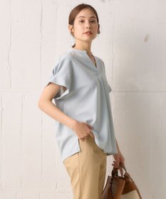 組曲 L 【WEB限定】ライトジョーゼットスキッパー ブラウス