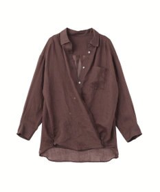 YECCA VECCA 3wayシアーリネンシャツ