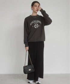 WEGO 【ANGIE VINTAGE】カレッジロゴスウェット