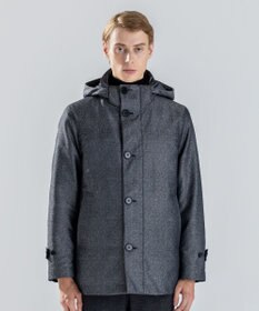 JOSEPH HOMME 新素材【4WAY】ライトラスターシャンブレー　ダウンコート