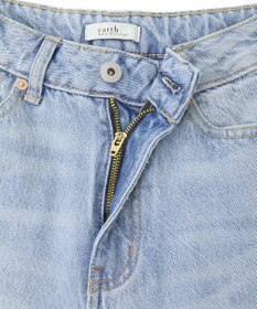 earth music&ecology 【セルフカット可】ワイドデニムパンツ