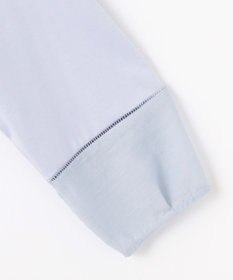 J.PRESS LADIES 【洗える】プレーティングジャージー バンドカラー カットソー