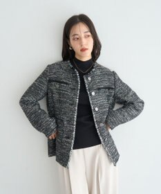 YECCA VECCA ハイネックリブニット