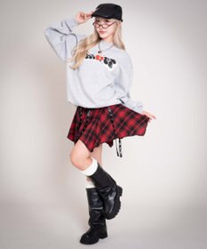 WEGO 【ユニセックス着用ITEM/MLサイズ展開】ハートモチーフプルオーバー