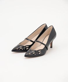 GRACE CONTINENTAL カットワークローパンプス
