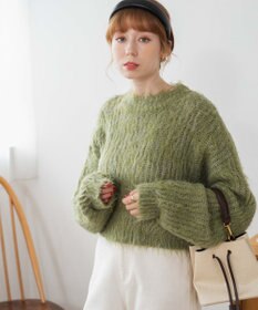 WEGO ブラッシュニットショートプルオーバー