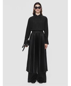 JOSEPH プレーテッドウールルレックス　プリーツスカート