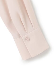 ICB 【洗える】BackSatinAmunzen フリルブラウス