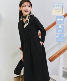 Tiaclasse 【ダブルクロス・洗える】 ナローVネックワンピース