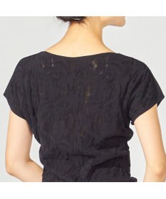 Chacott 【ノーソーイングニット】バレリーナネックコンパクトTシャツ