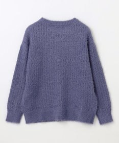 ANY 【洗濯機可】フェザーメッシュニット